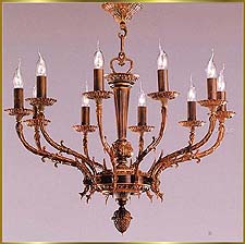 Antique Crystal Chandeliers Model: RL 425-75G